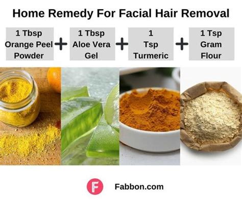 15 Proven Home Remedies For Facial Hair Removal For Women Fabbon