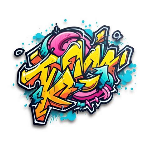 Premium Ai Image Colorful Cartoon Grafitti