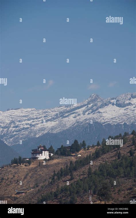 Bhutan Paro Capital Of Paro District Aka Dzongkhag Ancient