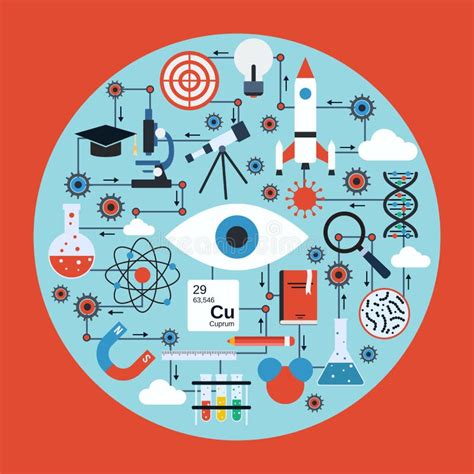 Science Research Vector Concept Stock Vector Illustration Of