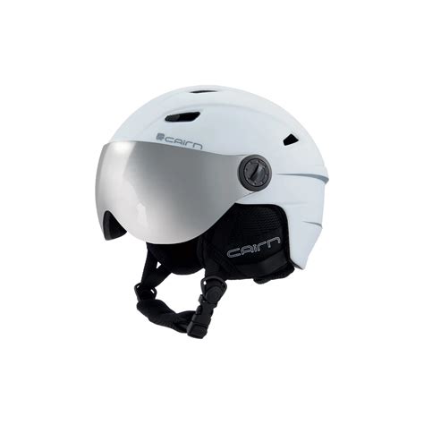 Casque De Ski Cairn Electron Visor Blanc Mat