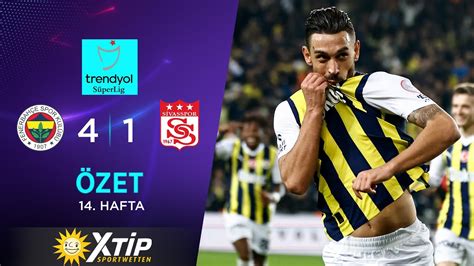 MERKUR BETS Fenerbahçe 4 1 EMS Yapı Sivasspor Highlights Özet