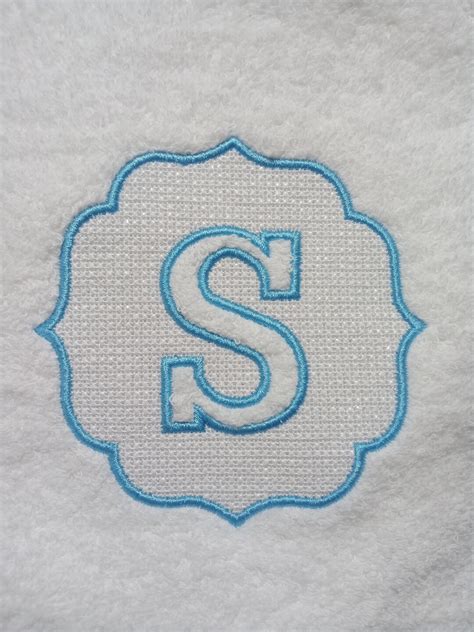 Embossed Machine Embroidery Alphabet, Monogram Towel Font, 5 Sizes, A-Z ...