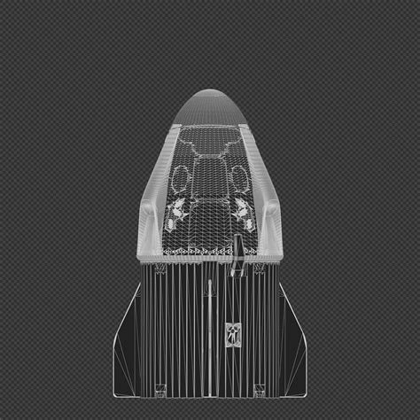 Spacex Crew Dragon 3d Model Cgtrader