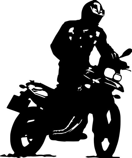 Svg Moto Posterior Motocicleta Jinete Imagen E Icono Gratis De Svg