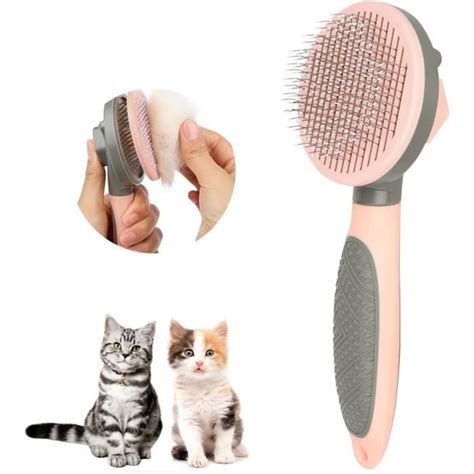 Brosse Pour Chiens Et Chats Autonettoyante Brosse Chat Pelo Court