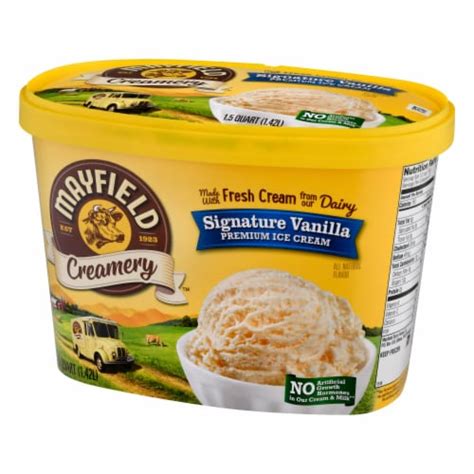 Mayfield Creamery Signature Vanilla Ice Cream 1 5 Qt Ralphs