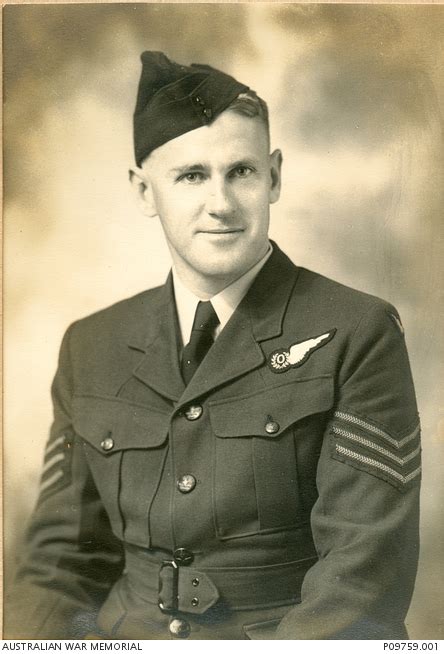 Studio Portrait Of Flight Sergeant Flt Sgt Thomas William