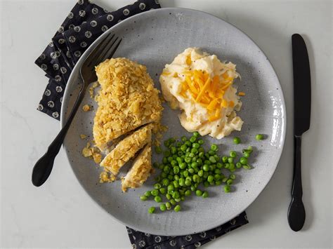 Oven Fried Potato Chip Chicken