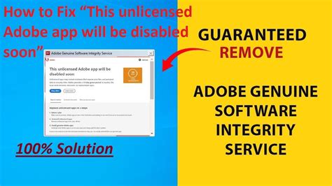 Guaranteed How To Disable Adobe Genuine Software Integrity Service