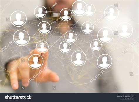 3d Social Human Connection Concept Stock Illustration 2259521047