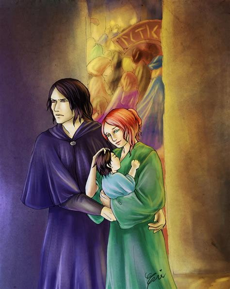 Snape Lily - Cautious Safety by artisteri on DeviantArt