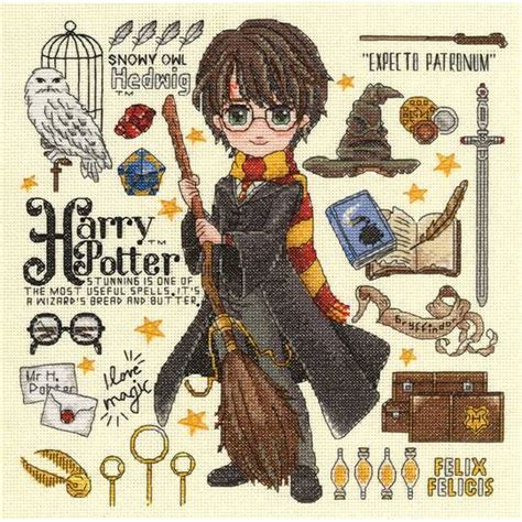 Kit Broder Harry Potter Dimensions Univers Broderie