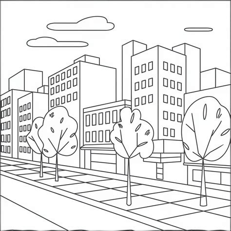 Desenho Zona Rural E Urbana Para Colorir