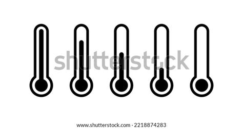 Thermometer Icon Temperature Degree Symbol Vector Stock Vector (Royalty Free) 2218874283 ...