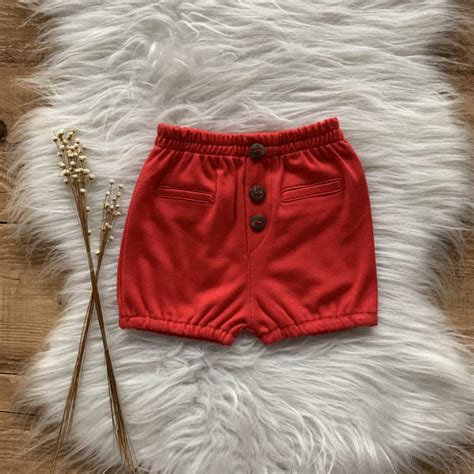 Conjunto Bebe em Algodão Pima Short Botões e Body Âncora Vermelho