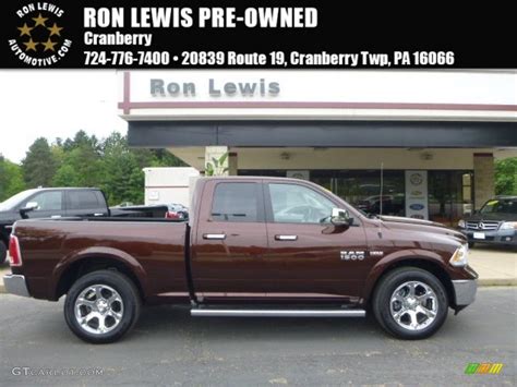 2013 Western Brown Pearl Ram 1500 Laramie Quad Cab 4x4 104439801 Photo 18 Car