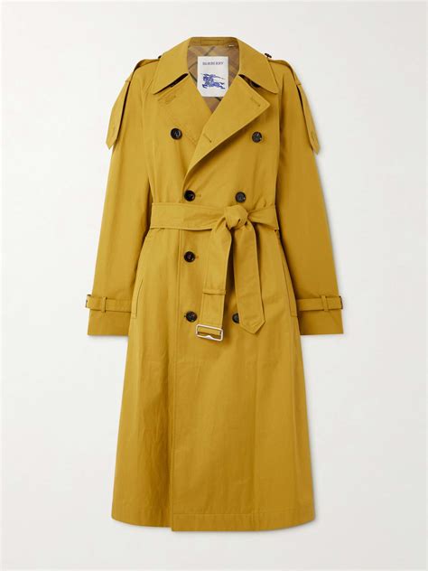 Burberry Belted Cotton Gabardine Trench Coat