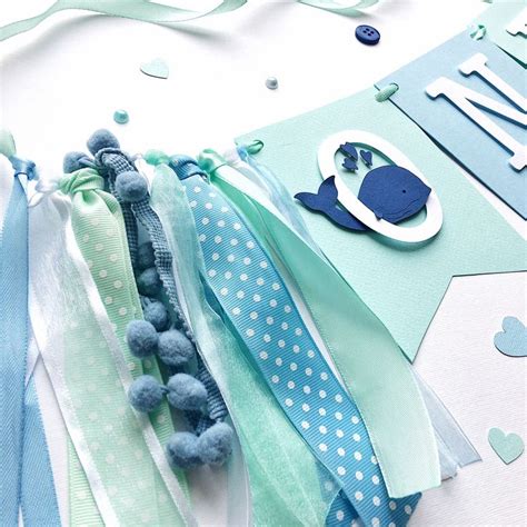 Whale Birthday Banner I Am One Banner Whale 1st Birthday Ocean