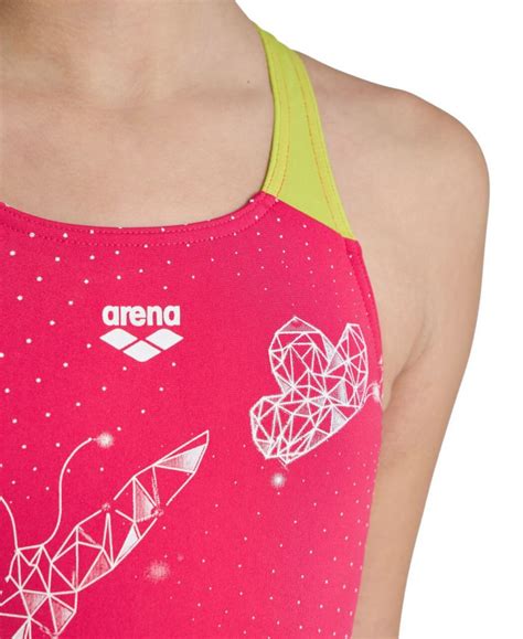 DievČenskÉ Plavky Arena Performance Girls Butterfly V Back Swimsuit