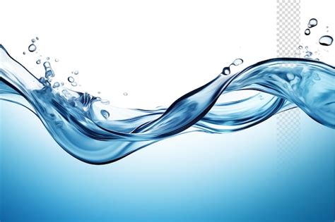 water splash  transparent background premium ai generated psd