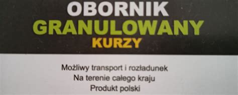 Obornik Granulowany Kurzy Bb Lub Kg Transport Z Tona