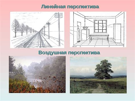 Линейная перспектива в рисунке - основные принципы и примеры