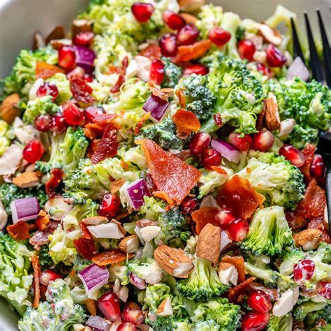 Creamy Broccoli Salad Clean Food Crush