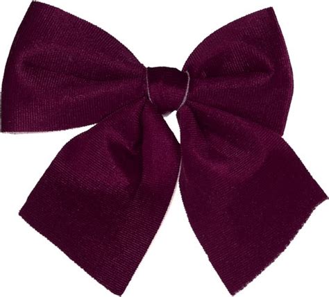 Kerst Kerststrik Strik Velvet Set Van 2 Bordeaux Bol