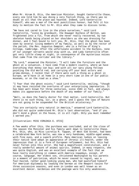 The Canterville Ghost Oscar Wilde Download Free Pdf Ghosts