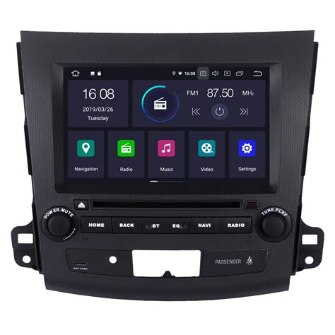 For Mitsubishi Outlander XL EX Android 9 0 2G 16G Quad Core Autoradio