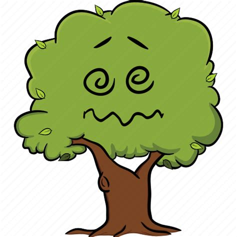 Cartoon Emoji Emoticon Face Smiley Tree Icon Download On Iconfinder