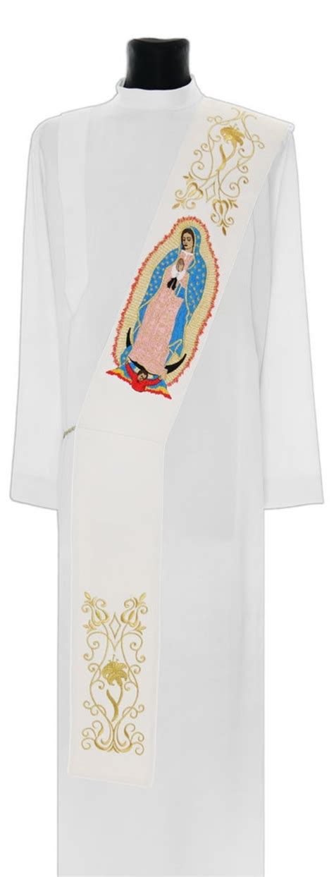 Marian Deacon Stole Guadalupe Vestment Etsy