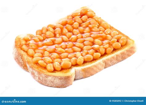 Baked Beans On Toast Stock Photography - Image: 9585892