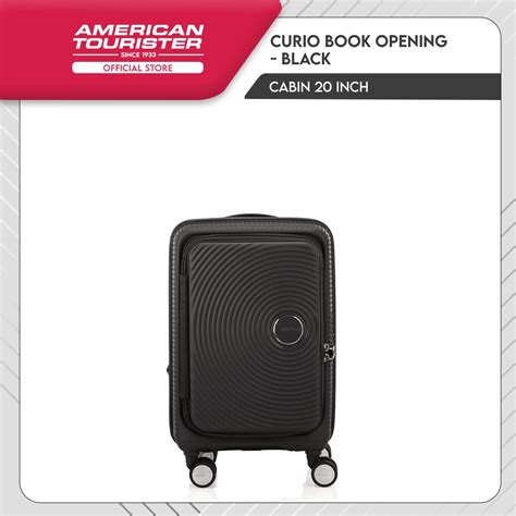 Jual American Tourister Curio Koper Hardcase Cabin 20 Inch Black