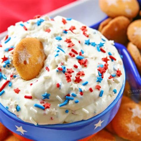 Patriotic Cake Batter Dip Cake Batter Dip 4th Of July Desserts Desserts With Chocolate Chips