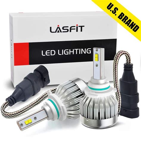 Lasfit Hb Led Headlight Bulbs Low Beam Fog Light Fanless Cree Led