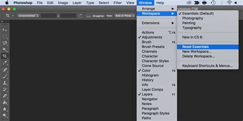 How To Reset Adobe Photoshop S Appearance Back To Default The Better