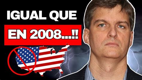 Michael Burry APUESTA TODA Su FORTUNA A Un COLAPSO En BOLSA Y La