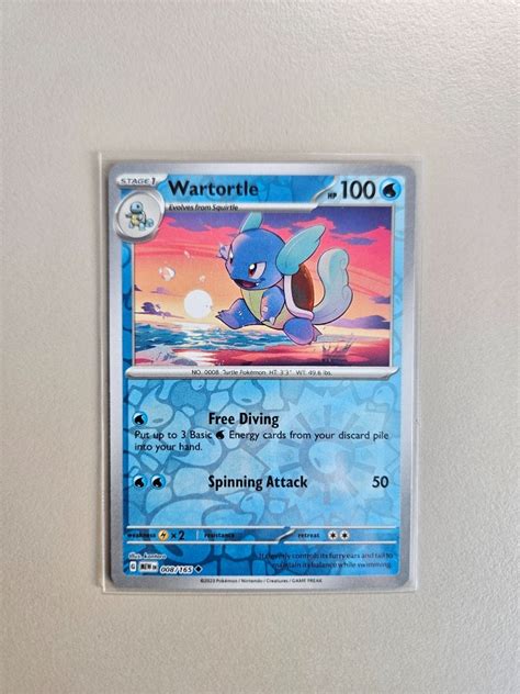 Pokemon Wartortle 008 165 Mew 151 Reverse Holo Kraków Kup teraz na