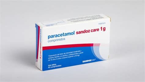 Paracetamol Sandoz Care G Comprimidos Efg Comprimidos