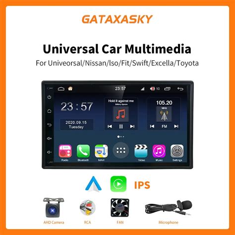 Gataxasky Android Auto Carplay R Dio Do Carro Gps Din