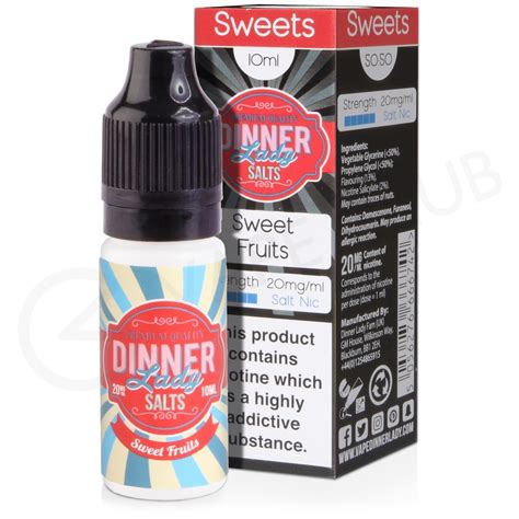 Sweet Fruits Nic Salt E Liquid By Dinner Lady