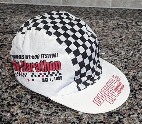 1993 Indianapolis Life 500 Festival Mini Marathon Hat Vintage Fitted