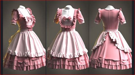 02 Lower Part Making A Female Dress In Marvelous Designerclo3d