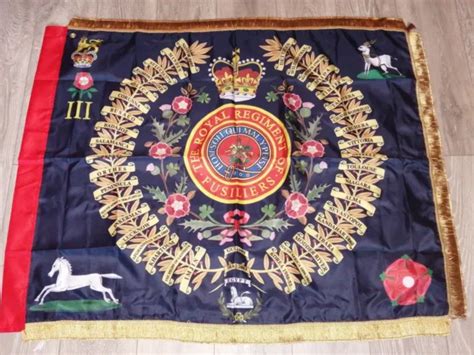 The Royal Regiment Of Fusiliers Rd Battalion Regimental Colours Flag