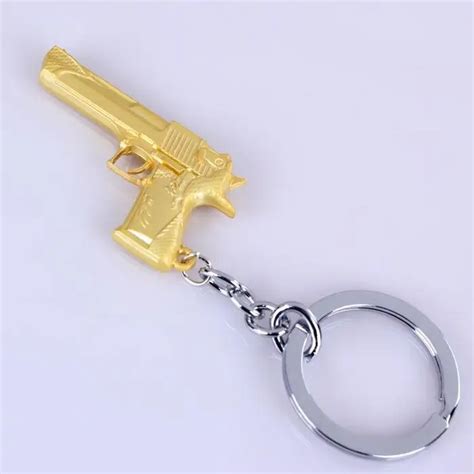 Custom Zinc Alloy Mini Gun Keychain With Gold Plated Buy Mini Gun Keychain Zinc Alloy Mini Gun