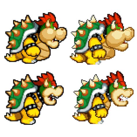 Mario And Luigi Bis Bowser Sprites Remake By Crystanx On Deviantart