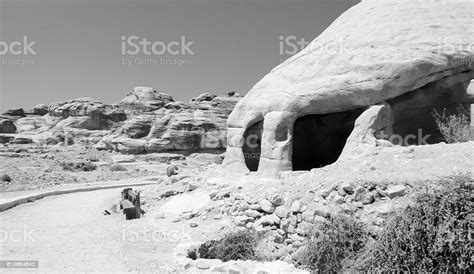 Petra Ancient City In Jordan Middle East Stock Photo Download Image