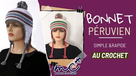 Comment Faire Un Bonnet P Ruvien Mixte En Toutes Tailles Au Crochet